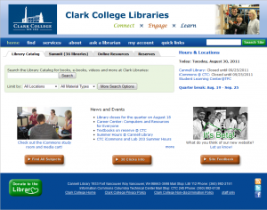 library website graphic