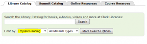 Popular Reading search box