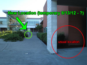 Temporary Return Box Location