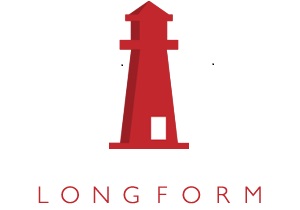 Image of Longflorm Logo, a red lighthouse