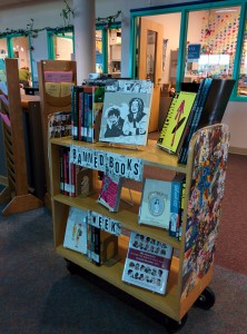 banned books week display 2014