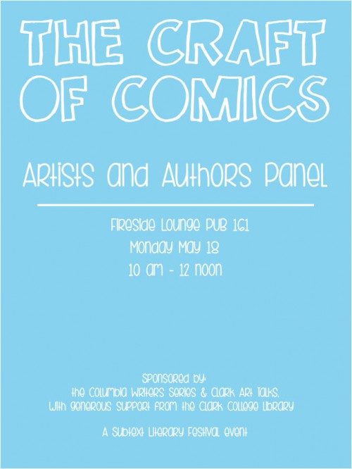 Flier with event info: Fireside Lounge PUB 161, Monday May 18 10 am - 12 noon