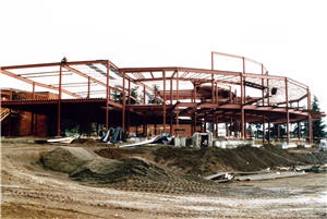 Cannell Library under constructions