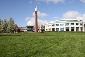 Exterior of Cannell Library