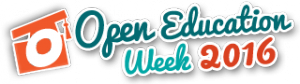 Open Education Week 2016 logo