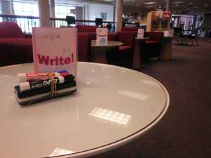 New paper tables in Cannell Library! Photo by Tammy Boyer