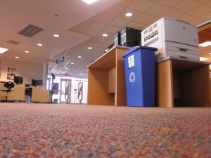 New print station in Cannell Library! Photo by Tammy Boyer