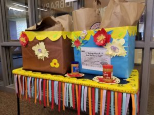 Donated food display at CTC