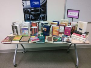 Table of books related to spirituality
