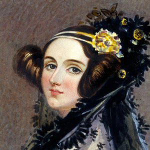 Chalon's portrait of Ada Lovelace