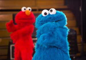 Muppets from Sesame Street perform at Travis Air Force Base