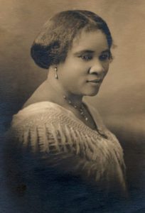 Portrait photo of Madam CJ Walker circa 1914
