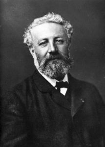 A portrait photo of Jules Verne by Felix Nader