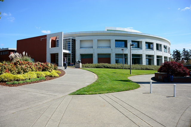 exterior of Cannell Library