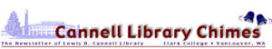 Cannell Library Chimes Banner from issue #1