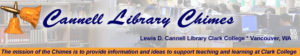 Cannell Library Chimes Banner from issue #19
