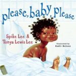 Cover of Please, Baby, Please showing a Black toddler surrounded by toilet paper