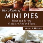 Book cover with mini quiche, fruit pie, filled savory pie, and chocolate pie