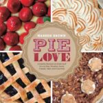 Book cover with strawberry, lemon meringue, dark berry, and pecan pies