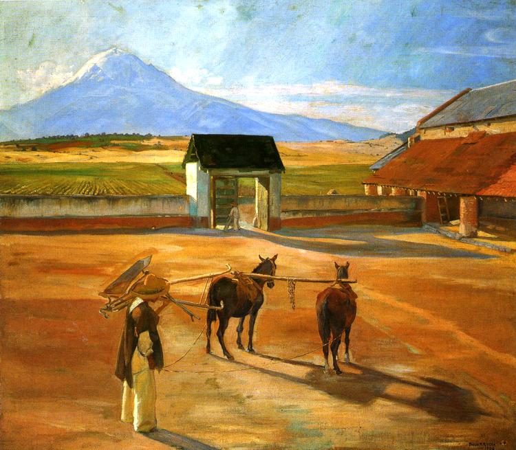 Diego Rivera The Threshing Floor