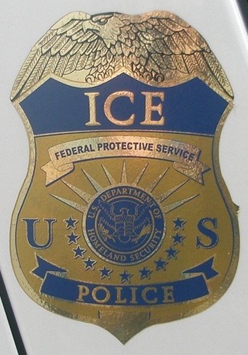 Immigration and Customs Enforcement badge