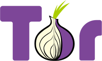 Tor logo with onion as the "o"