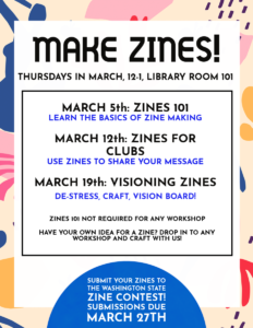 Zine workshop flyer